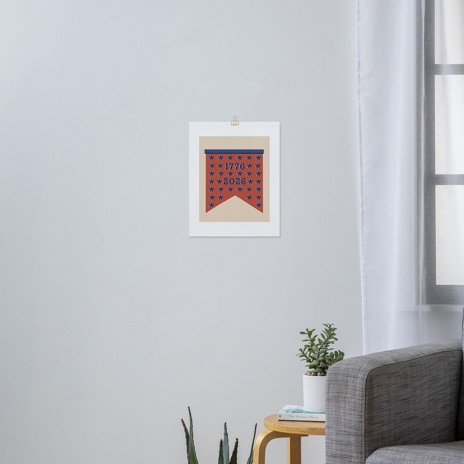 DENY Designs Star Banner Art Print
