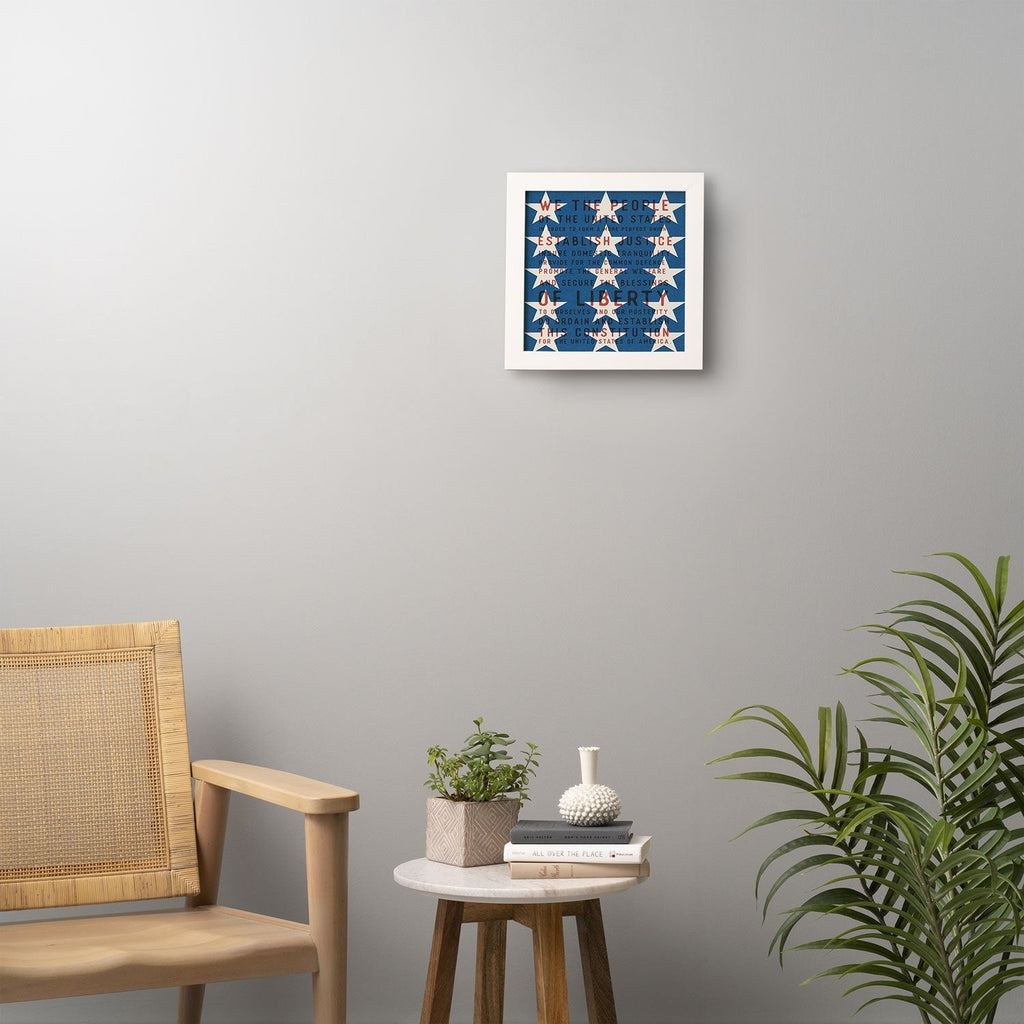 DENY Designs Starred Preamble Framed Wall Art