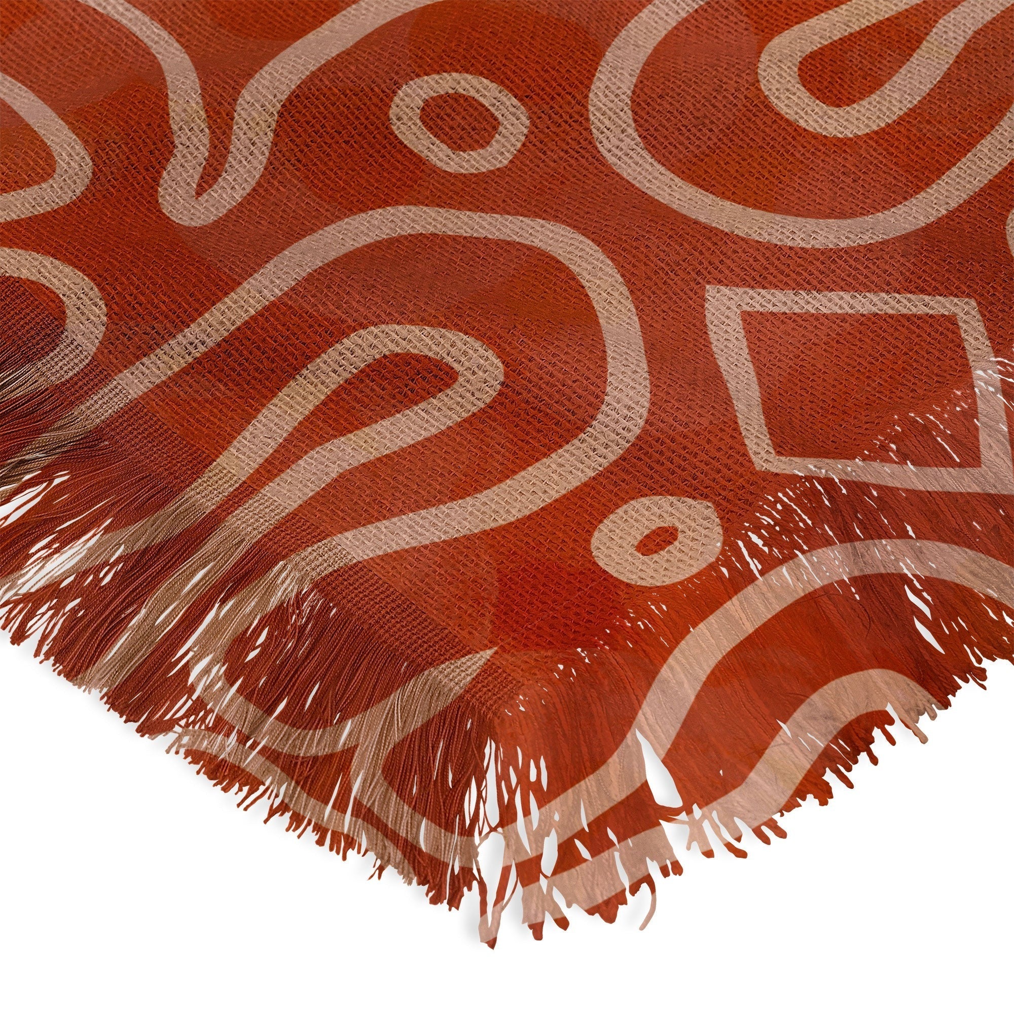 Mirimo Venexiana Burnt Orange Throw Blanket
