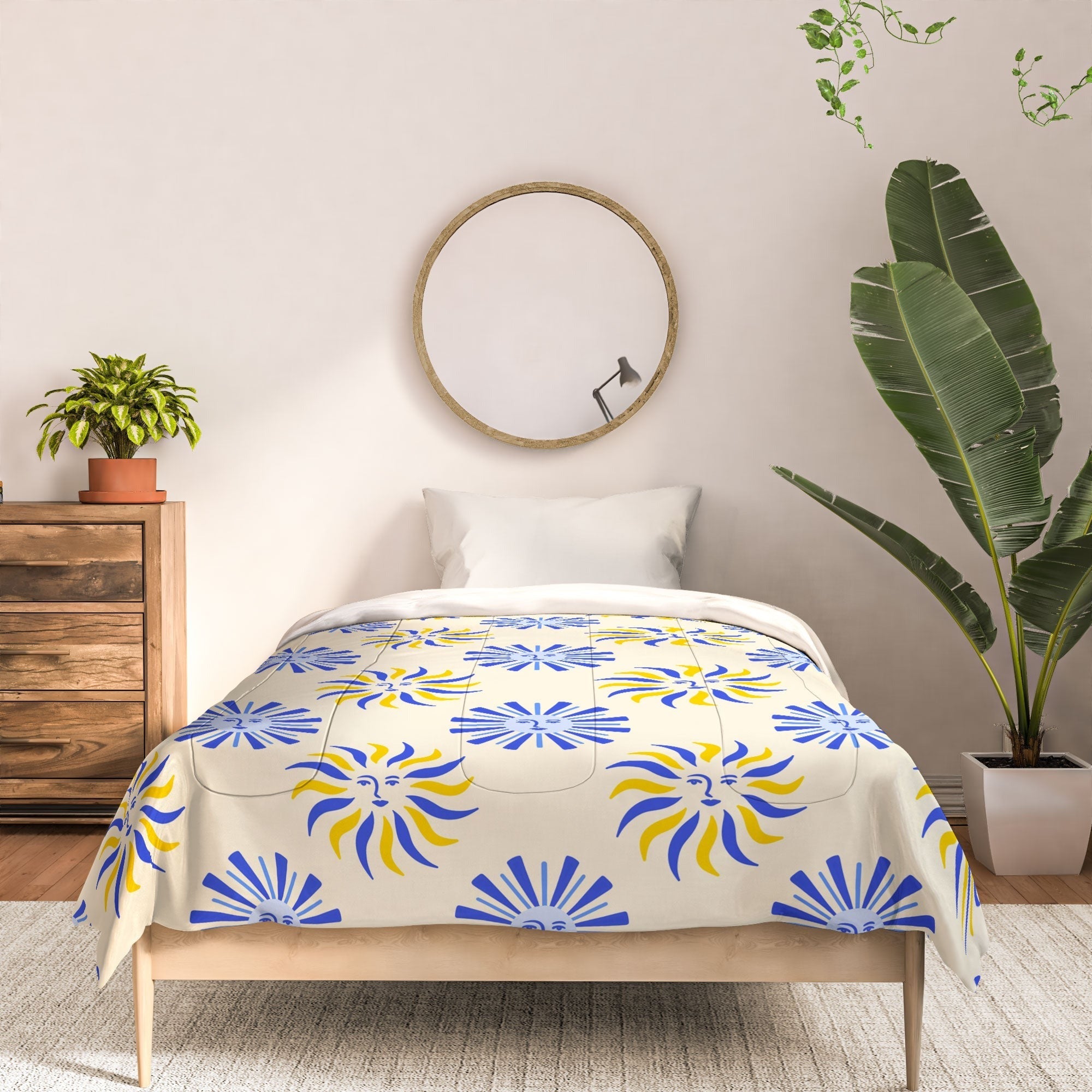 Design by Spark Dolce Vita Radial Sun Flames Comforter
