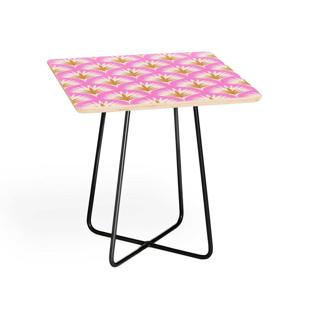 Jennifer Labre Pink Palmetto Side Table