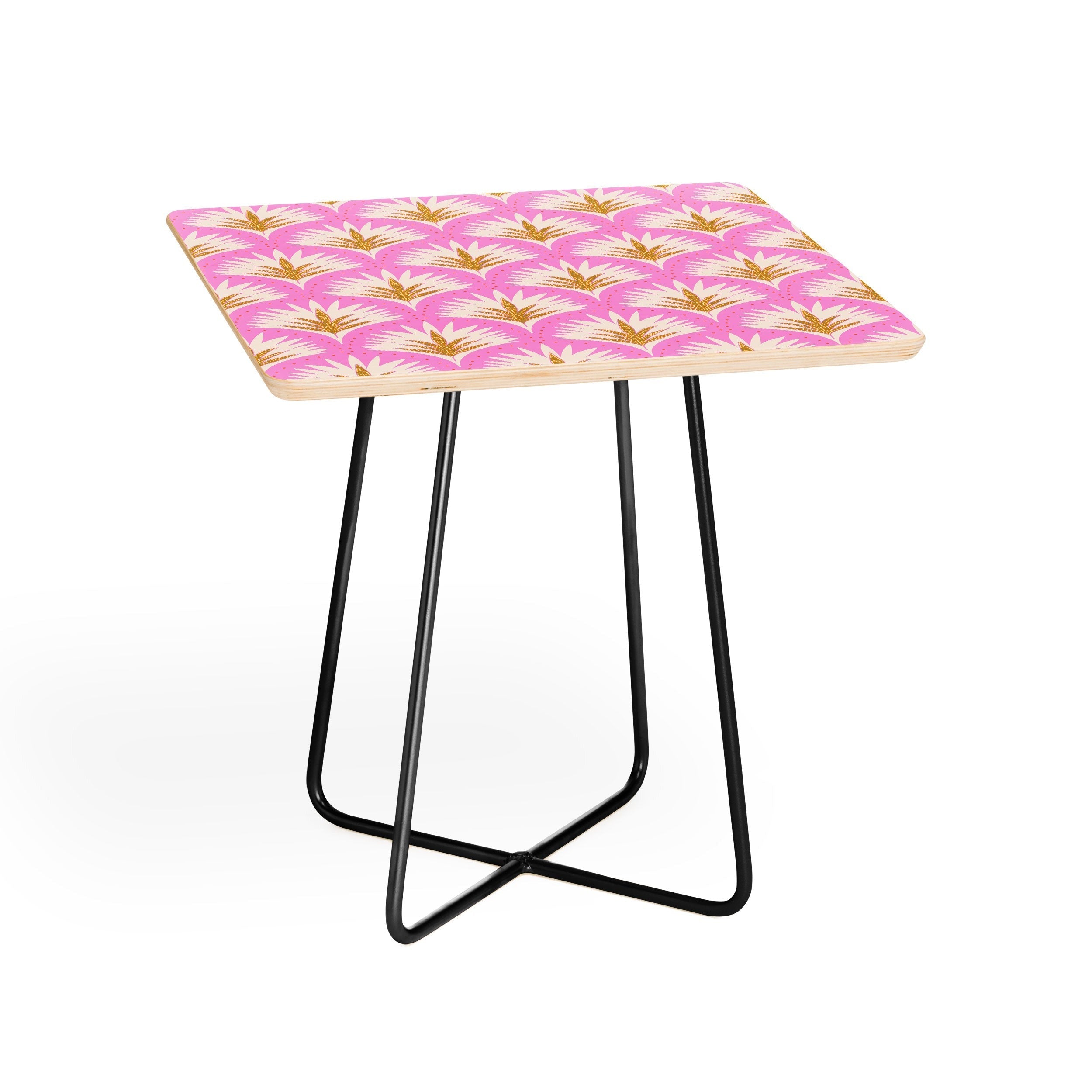 Jennifer Labre Pink Palmetto Side Table