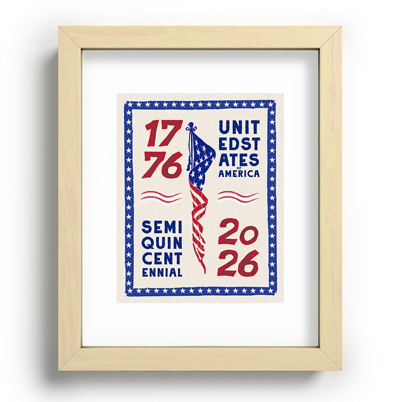 DENY Designs Retro 76 26 Recessed Framing Rectangle