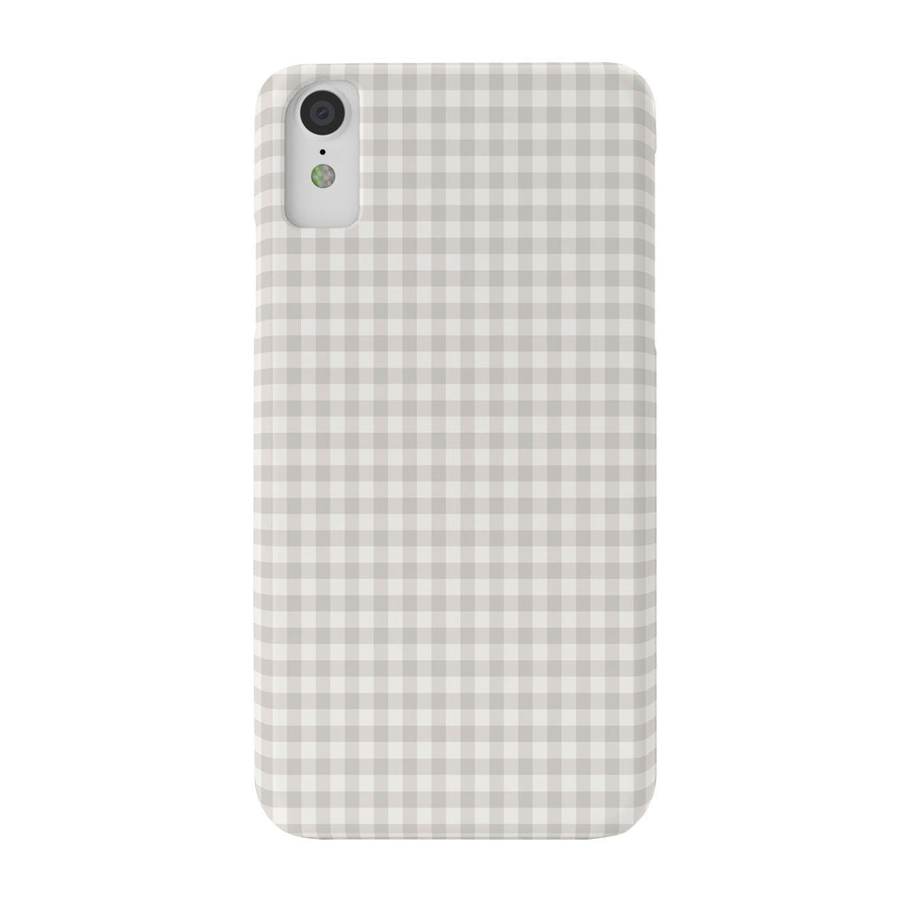 Colour Poems Gingham Plaid Pattern Cloud White Phone Case