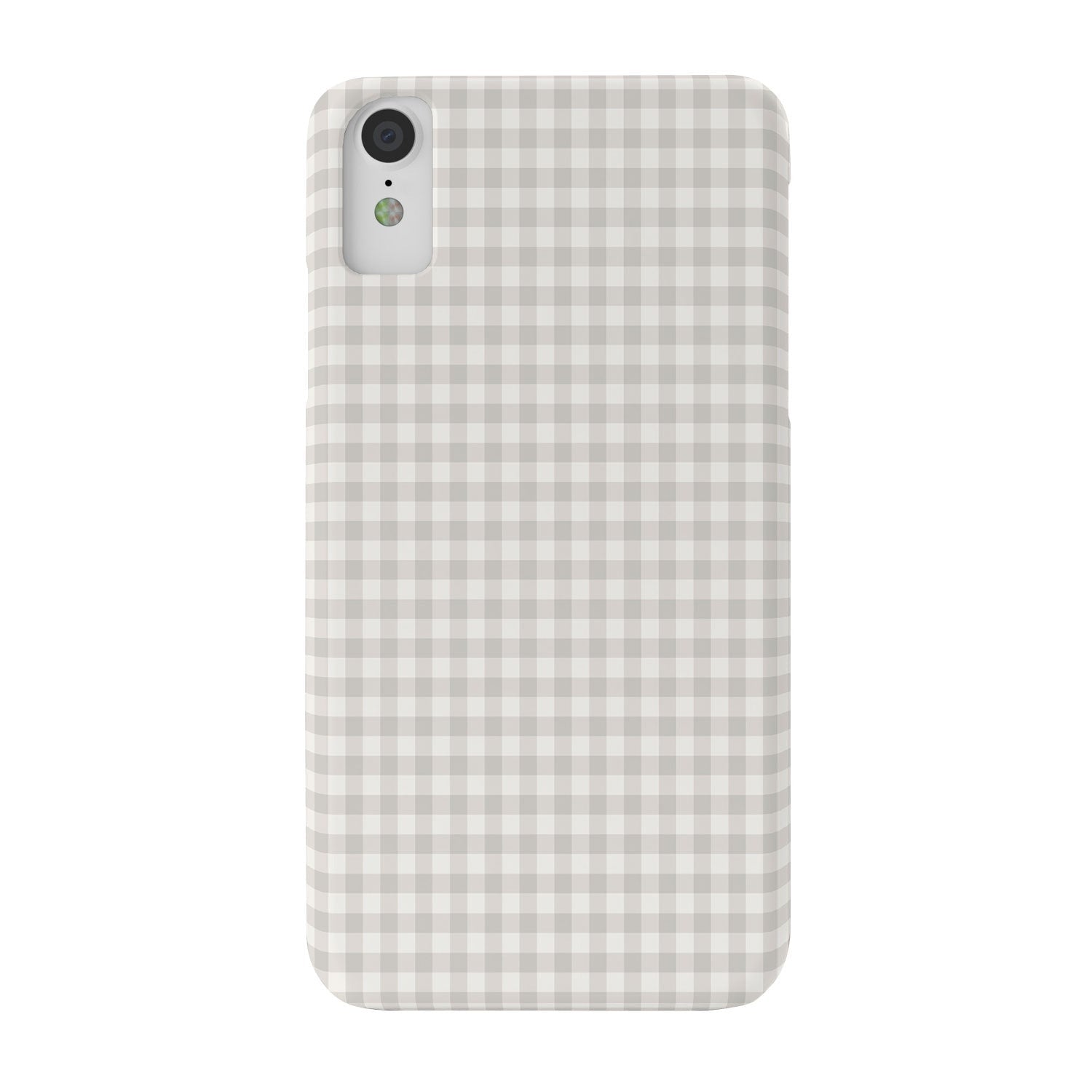 Colour Poems Gingham Plaid Pattern Cloud White Phone Case