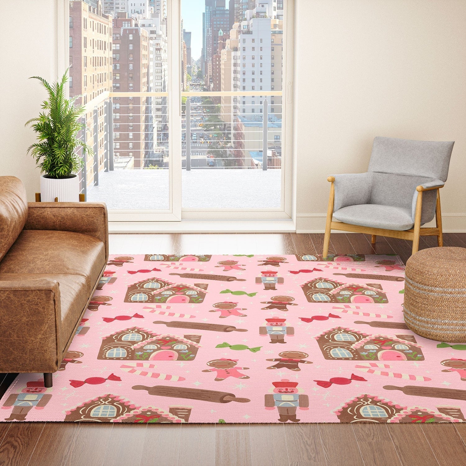 carriecantwell Sweet Christmas Holidays Area Rug