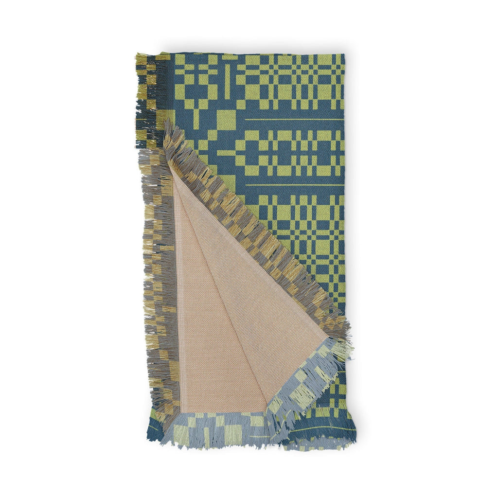 Marta Barragan Camarasa Nostalgic Grid Design Throw Blanket