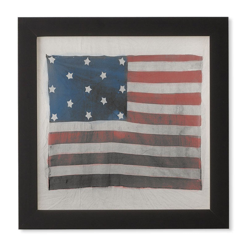 DENY Designs Flag Attributed to Elizabeth Schuyler Hamilton Framed Wall Art