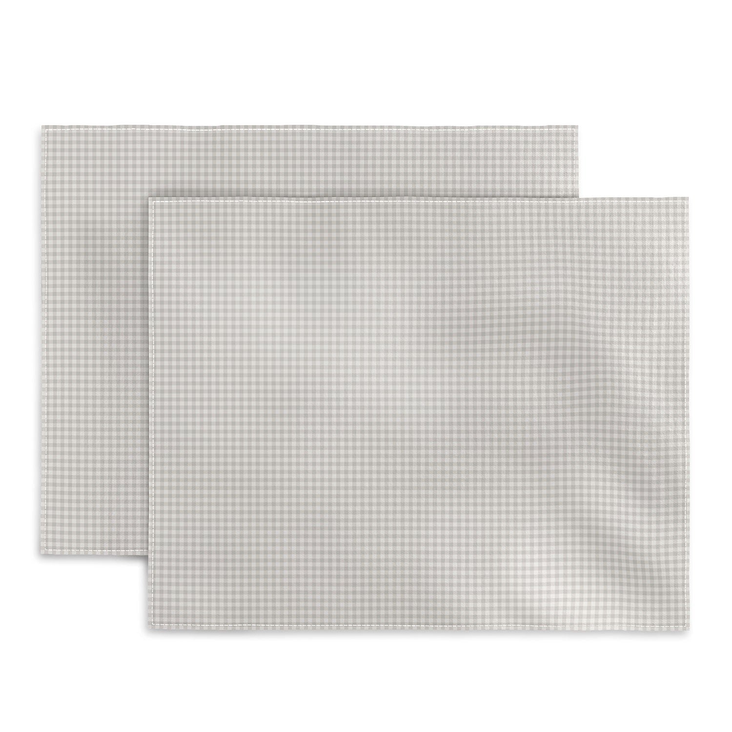 Colour Poems Gingham Plaid Pattern Cloud White Placemat