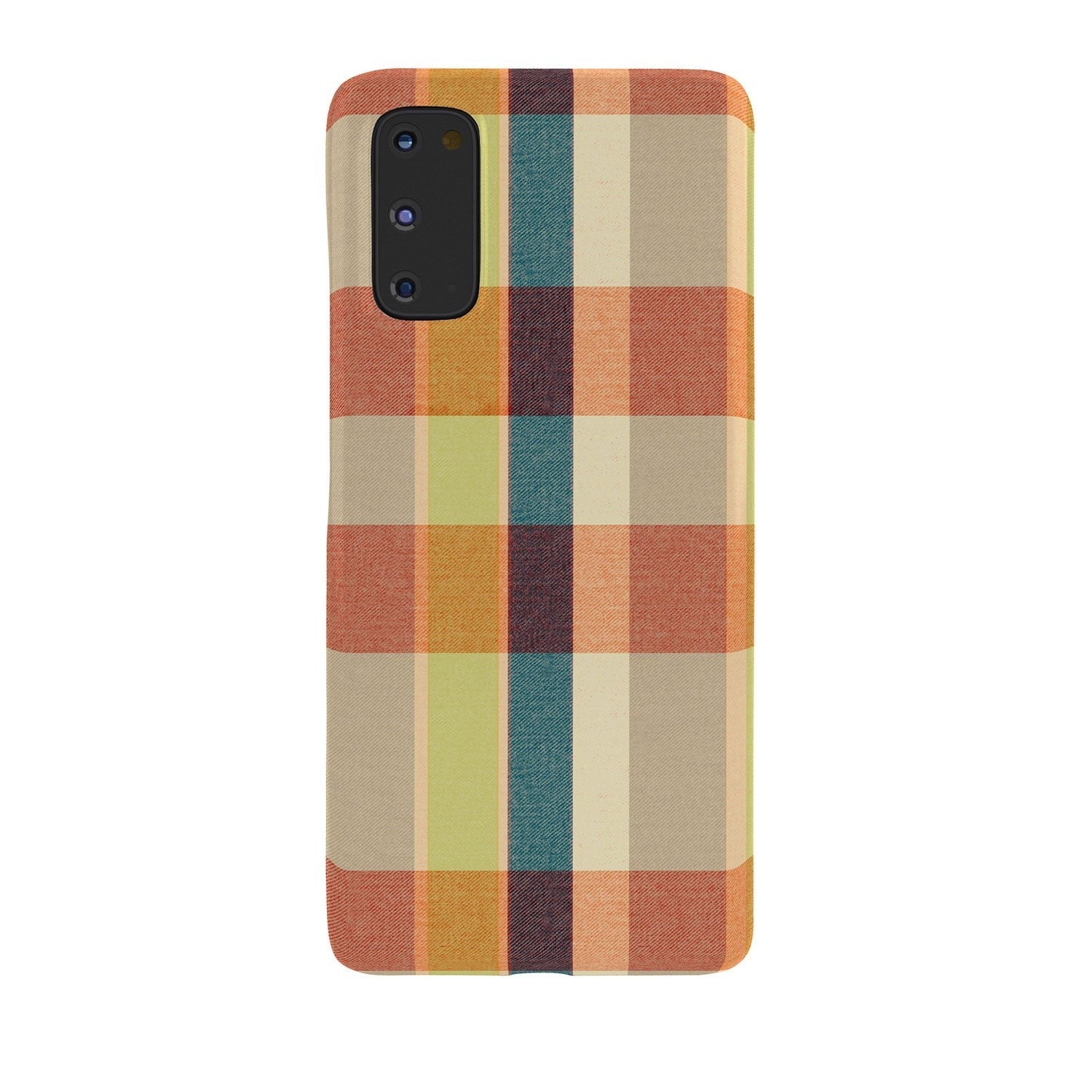 Marta Barragan Camarasa Retro Picnic Plaid Warm Tones Phone Case