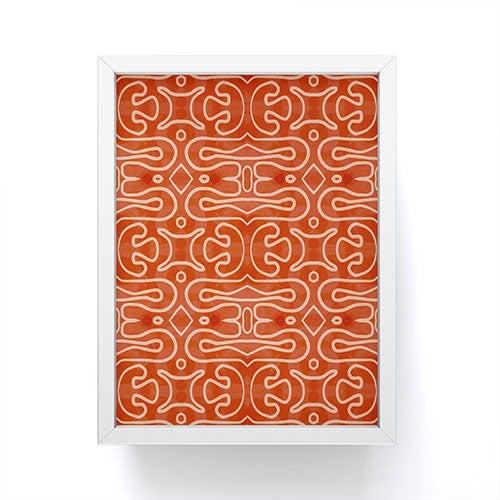 Mirimo Venexiana Burnt Orange Framed Mini Art Print