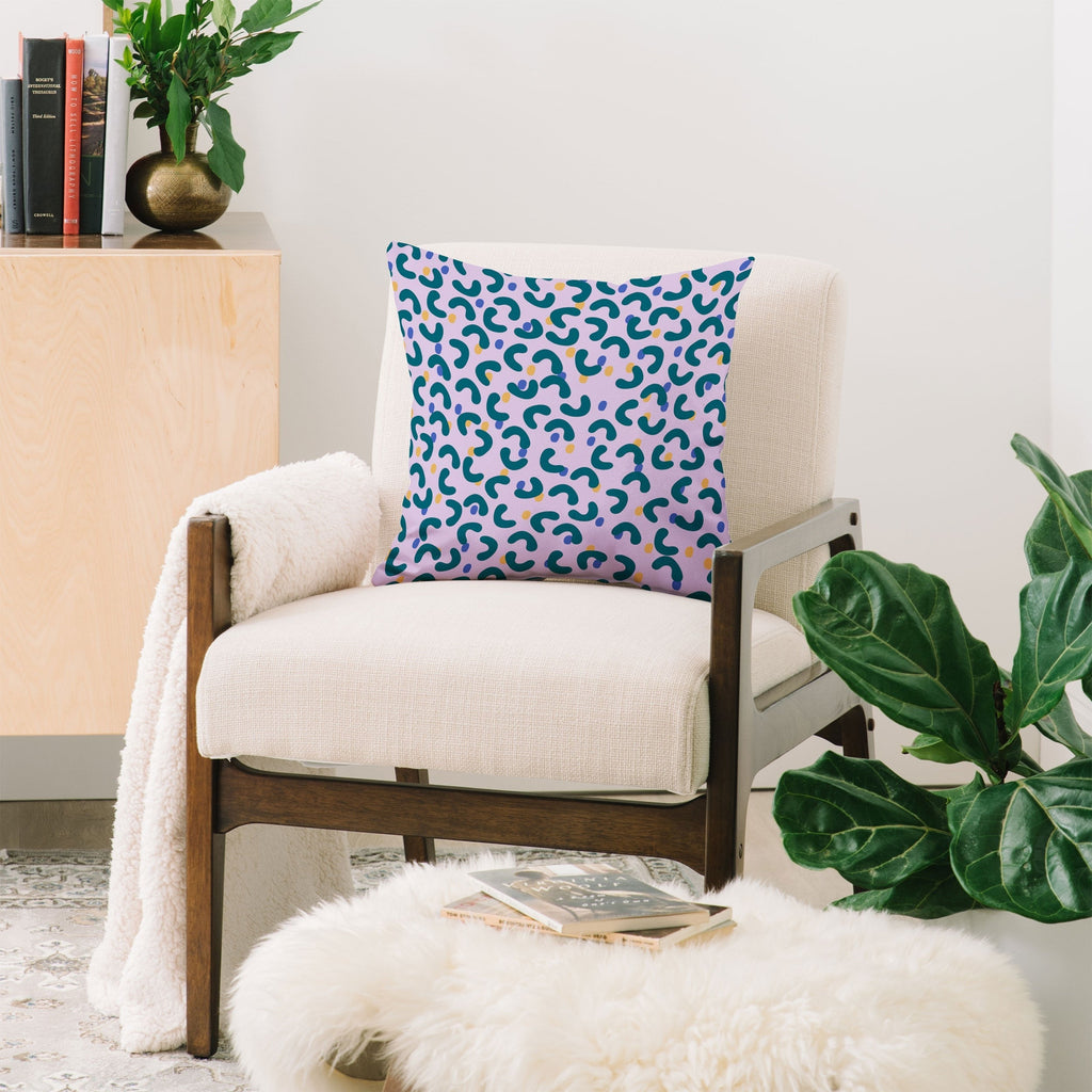 Camilla Foss Pebbles Mix Throw Pillow