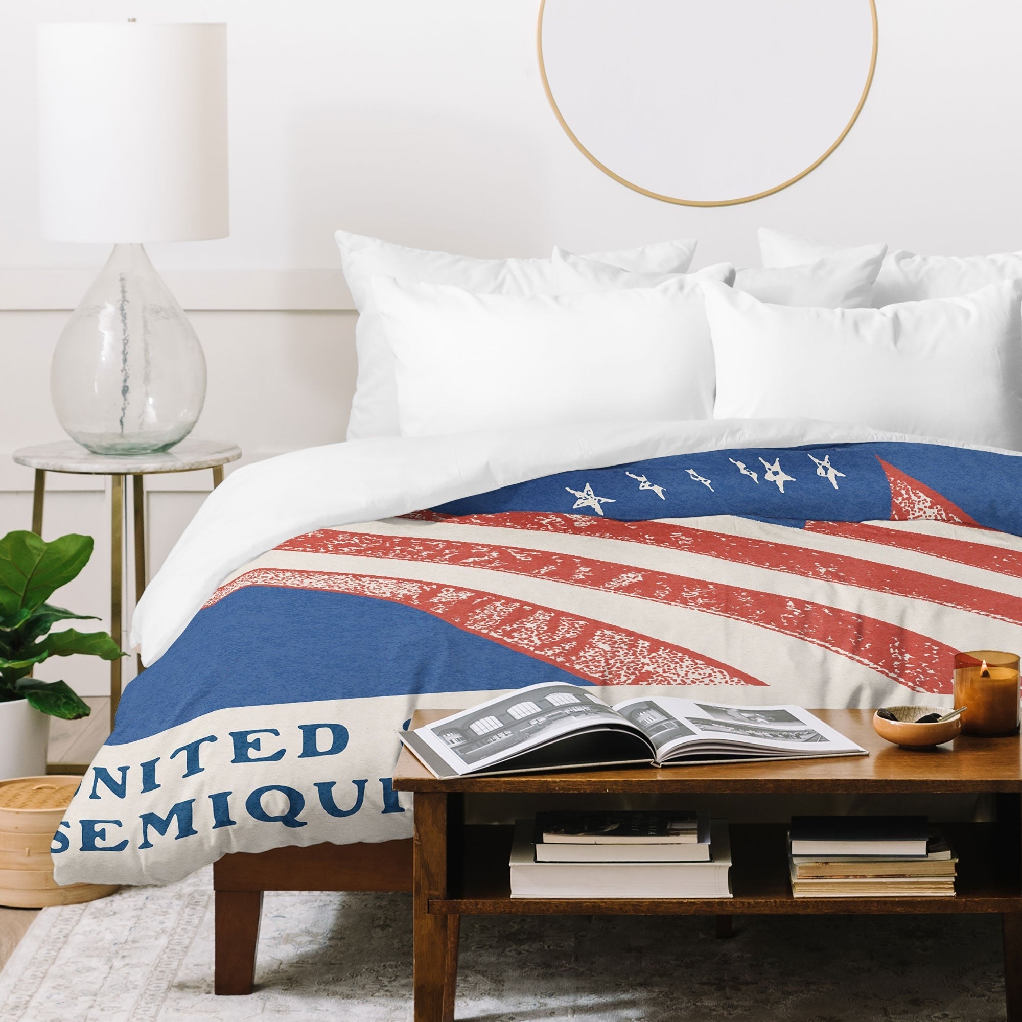 DENY Designs Stars n Stripes Semiquincentennial Duvet Cover