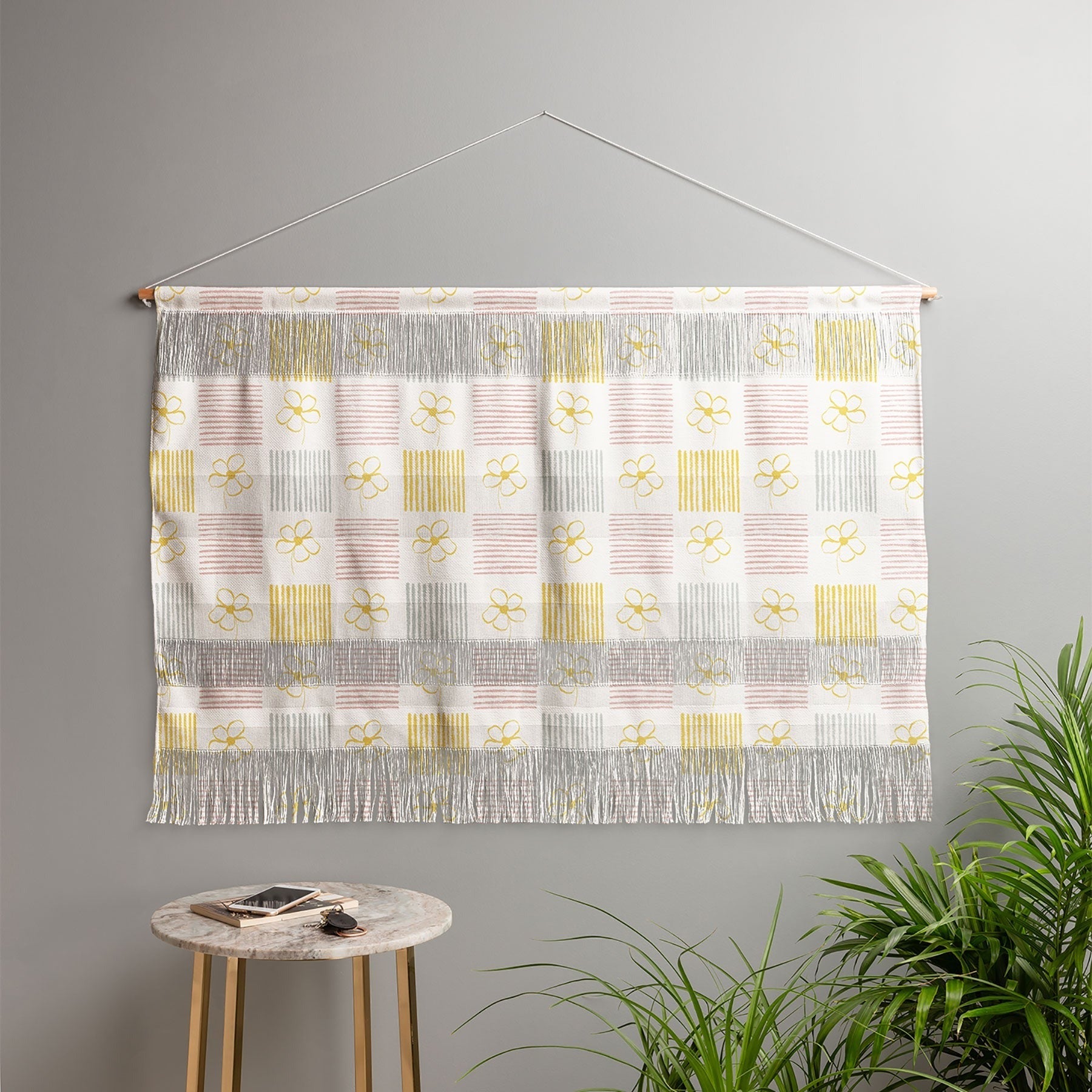 Menina Lisboa Spring Grandmillennial Wall Hanging Landscape
