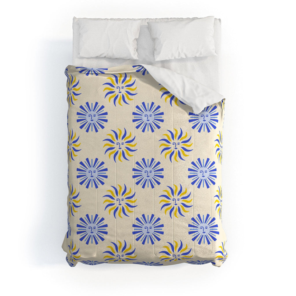 Design by Spark Dolce Vita Radial Sun Flames Comforter
