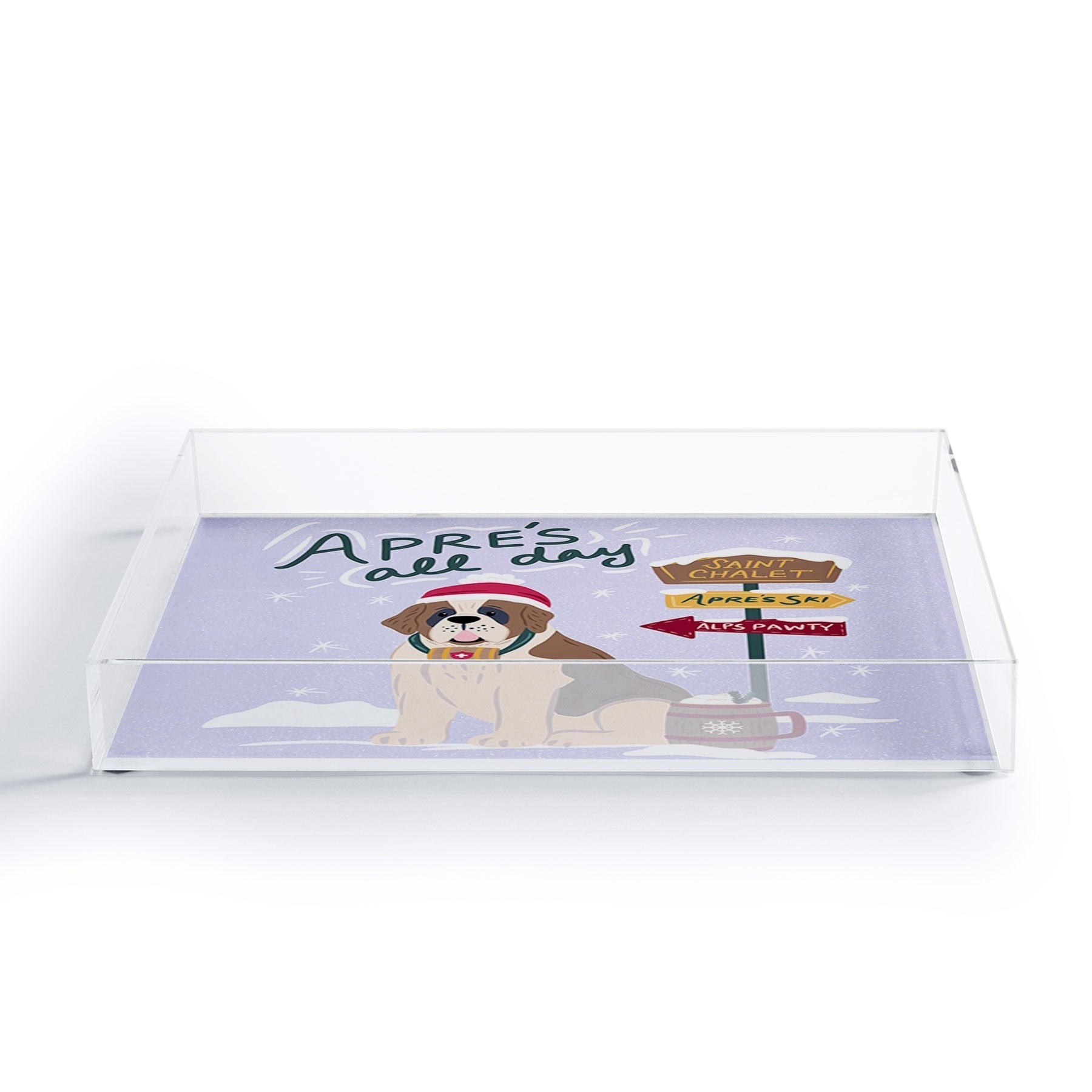 Design by Spark St Bernard Apres All Day Acrylic Tray