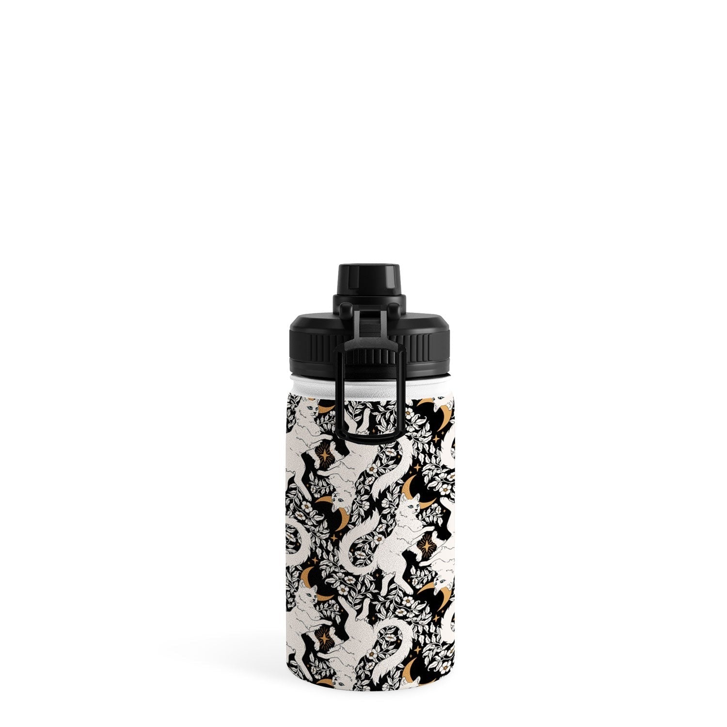 Avenie Celestial Cats Gold Water Bottle