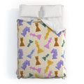 Design by Spark Chess Game Pieces Comforter