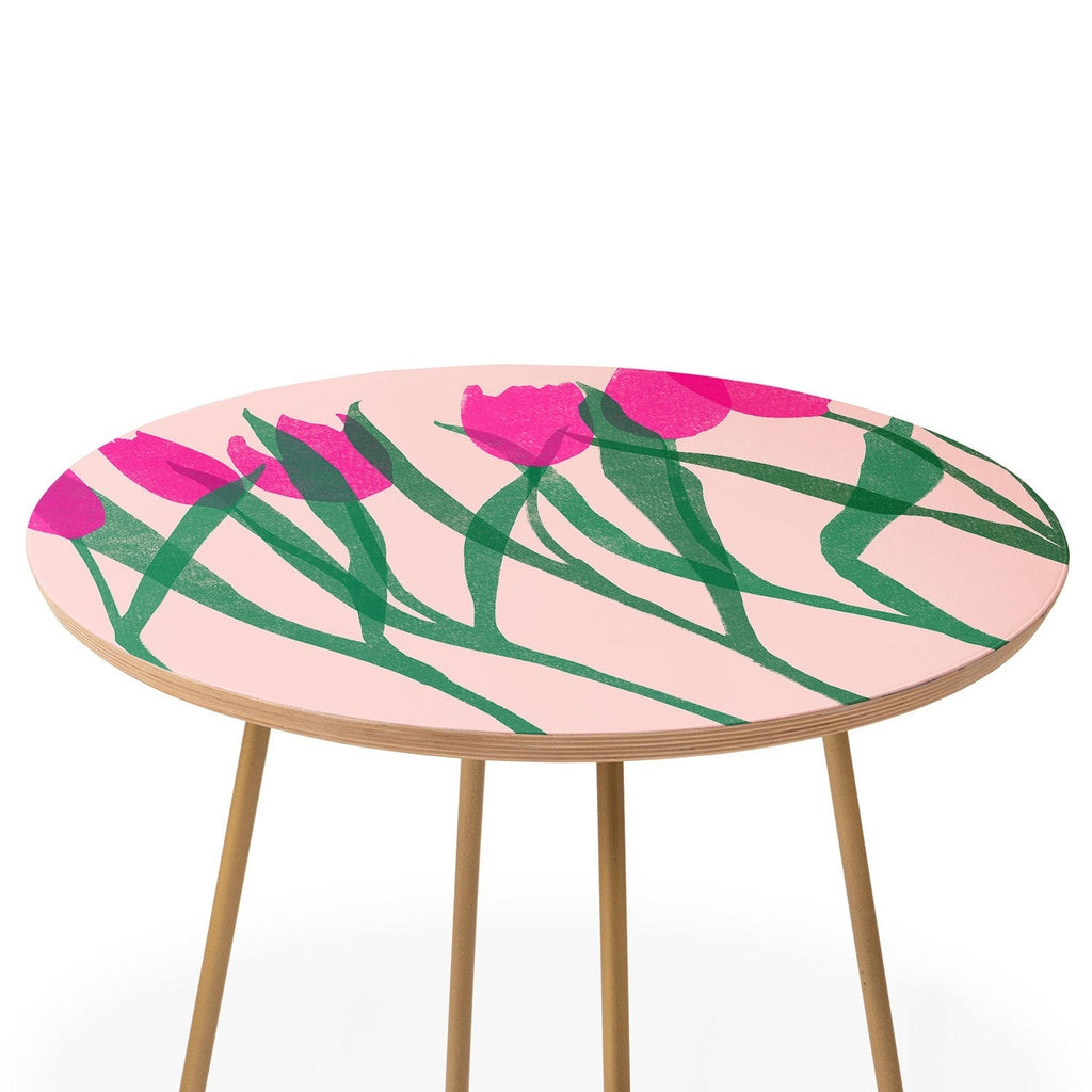 Garima Dhawan tulips 14 Round Side Table