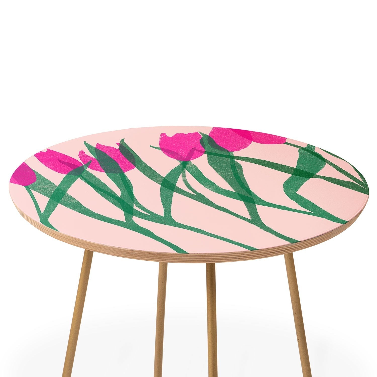 Garima Dhawan tulips 14 Round Side Table