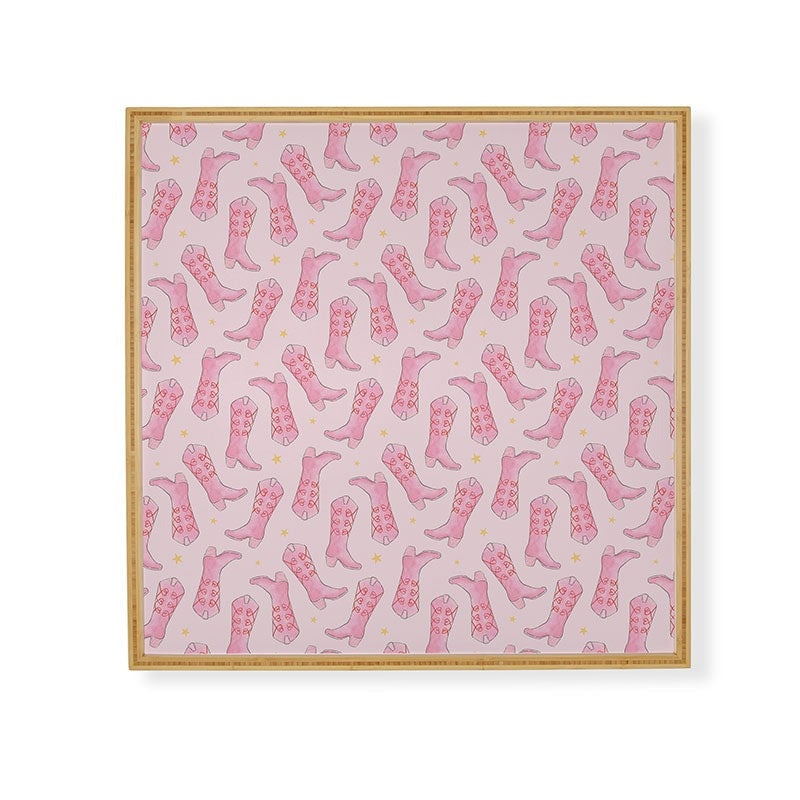 Love_Ryming Stars and Boots Framed Wall Art