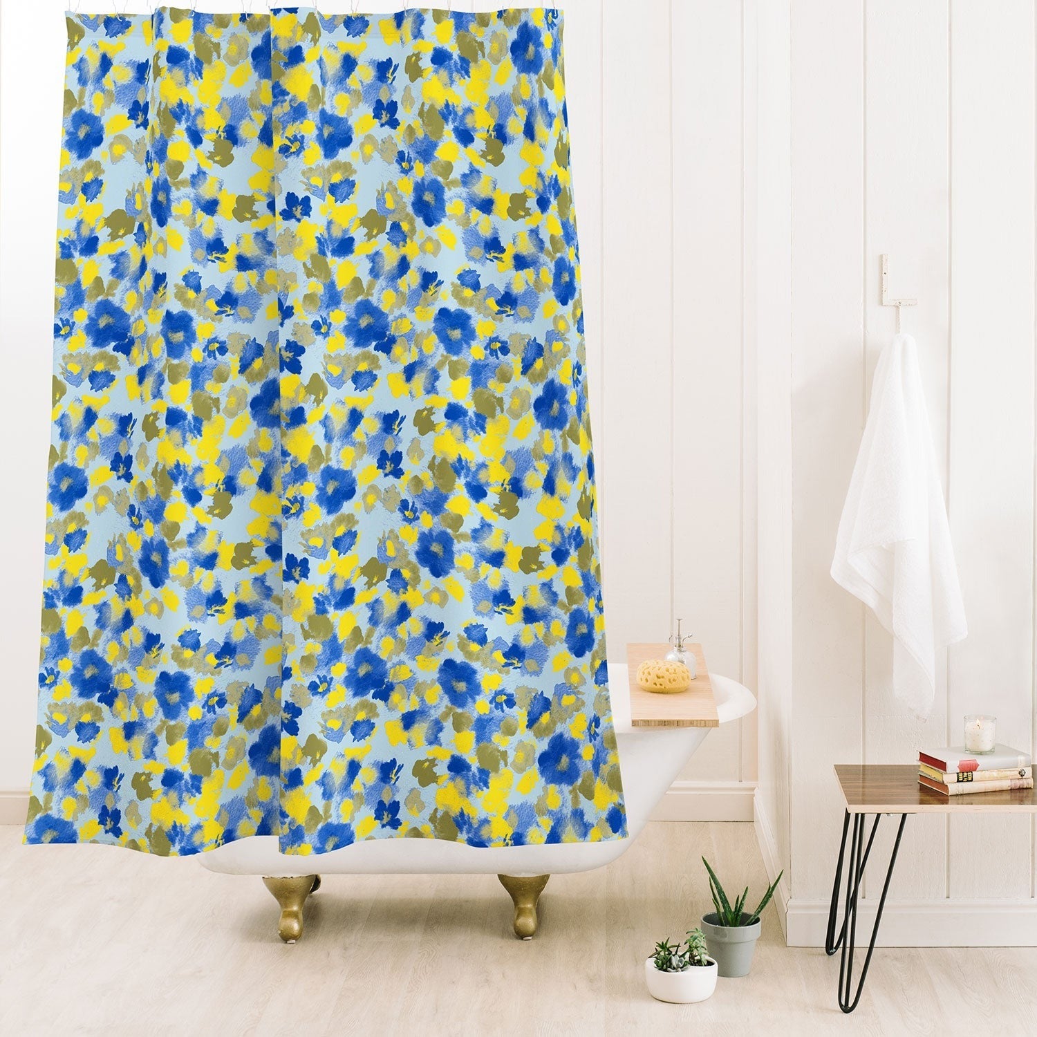 Gabriela Fuente Day Dreaming Watercolor Shower Curtain