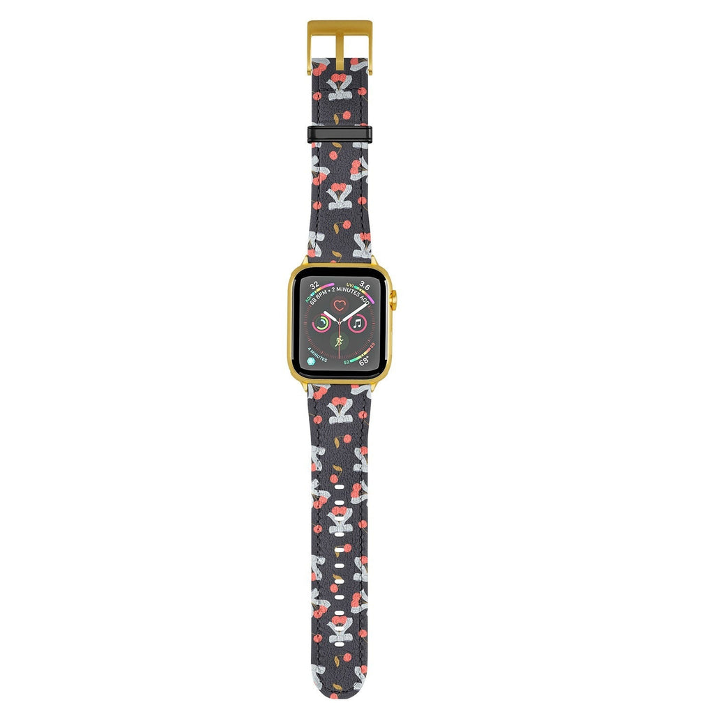 Jennifer Labre Cherries and Bows Apple Watch Band