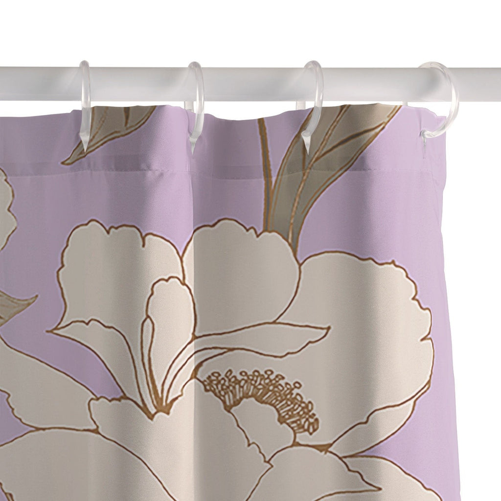 Gabriela Fuente Roberta lilac Shower Curtain