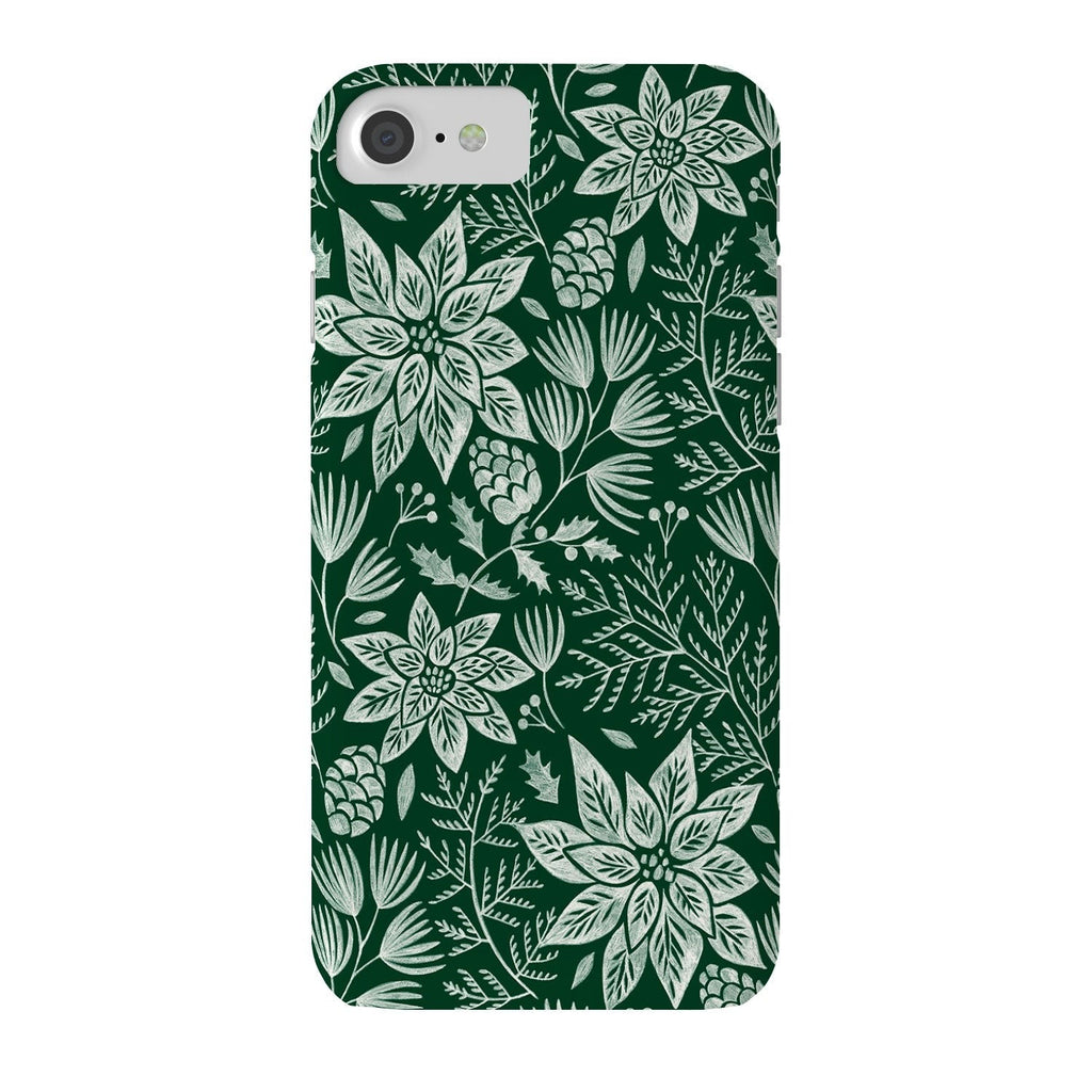 Pimlada Phuapradit Christmas Poinsettia Phone Case
