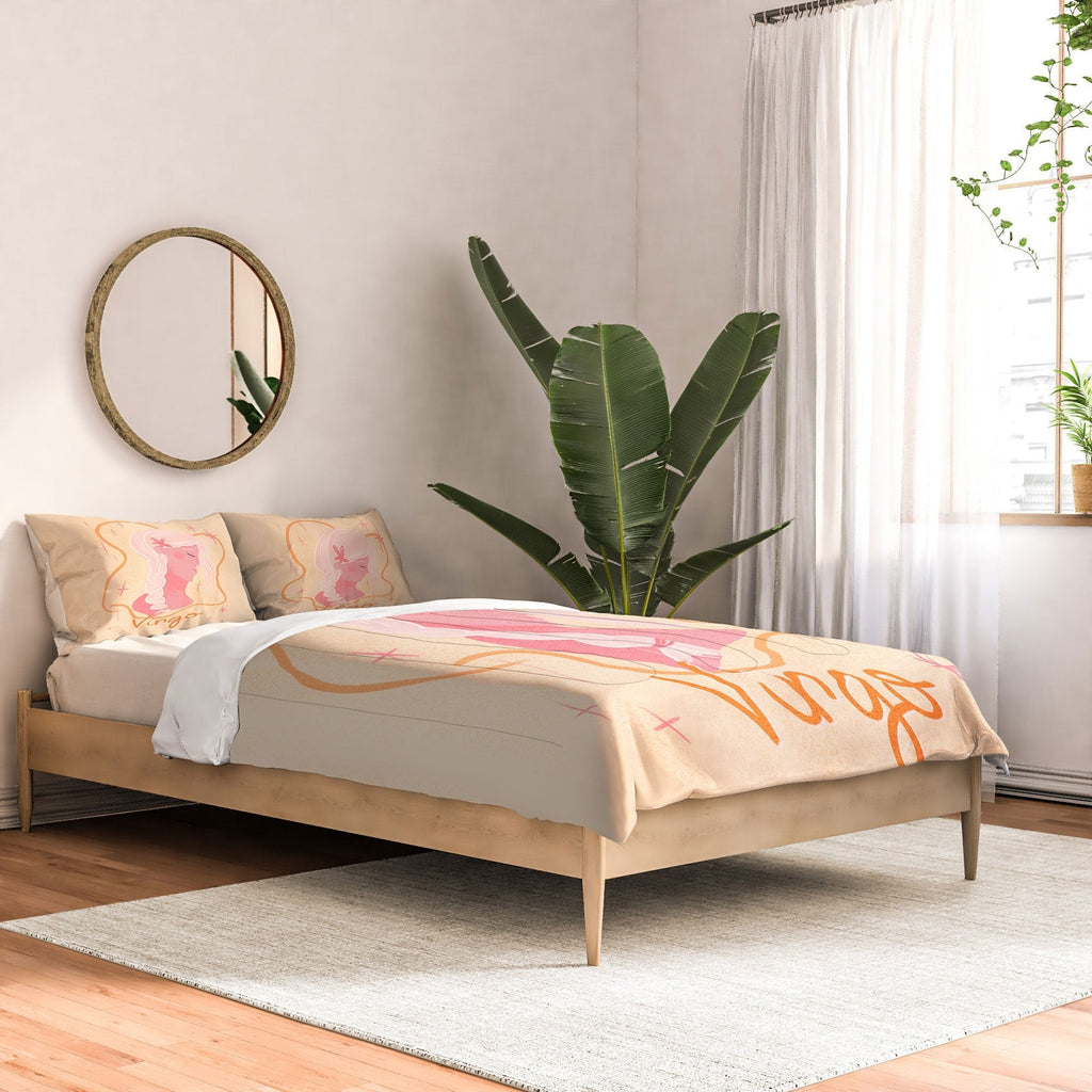 Little Om Zodiac Sign Virgo Comforter