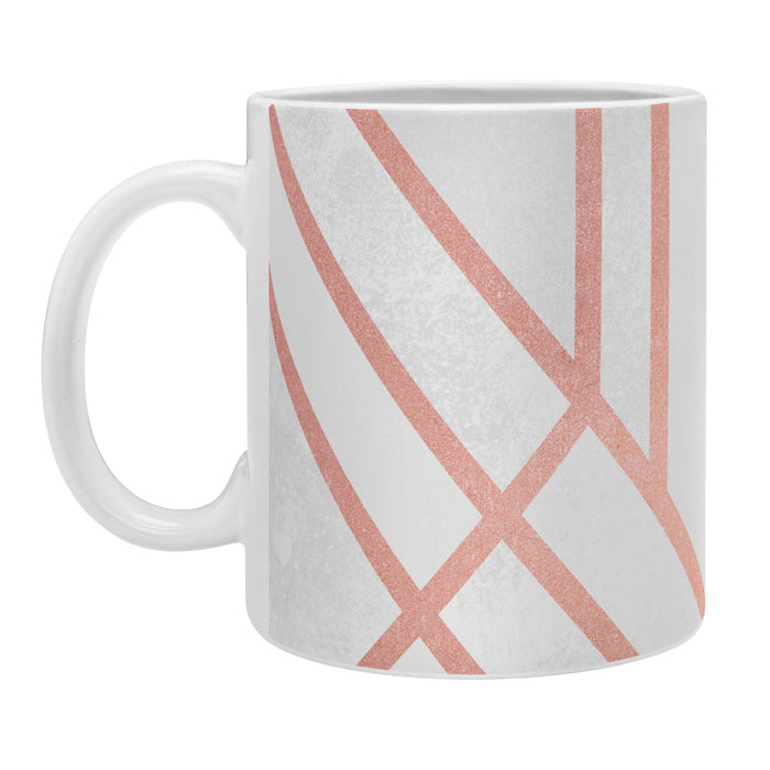 Elisabeth Fredriksson Art Deco Rose Gold Coffee Mug