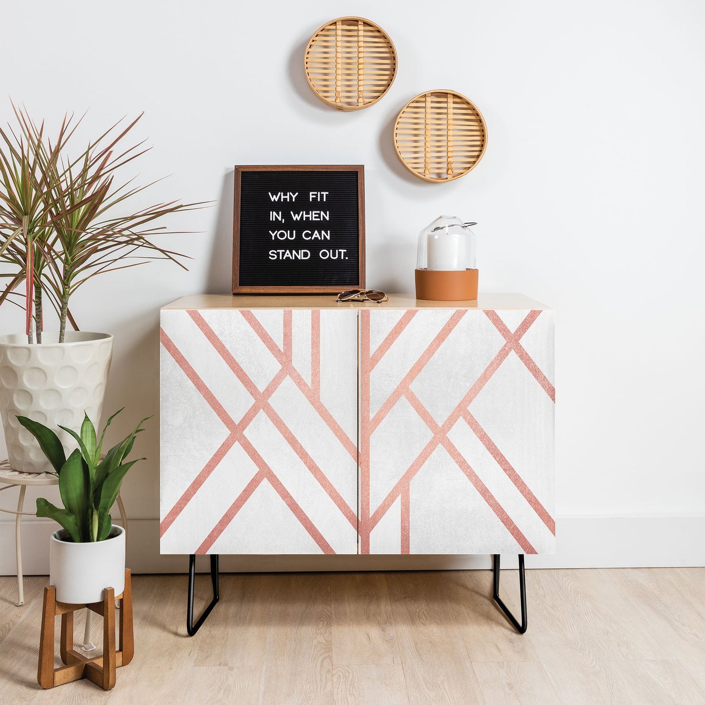 Elisabeth Fredriksson Art Deco Rose Gold Credenza