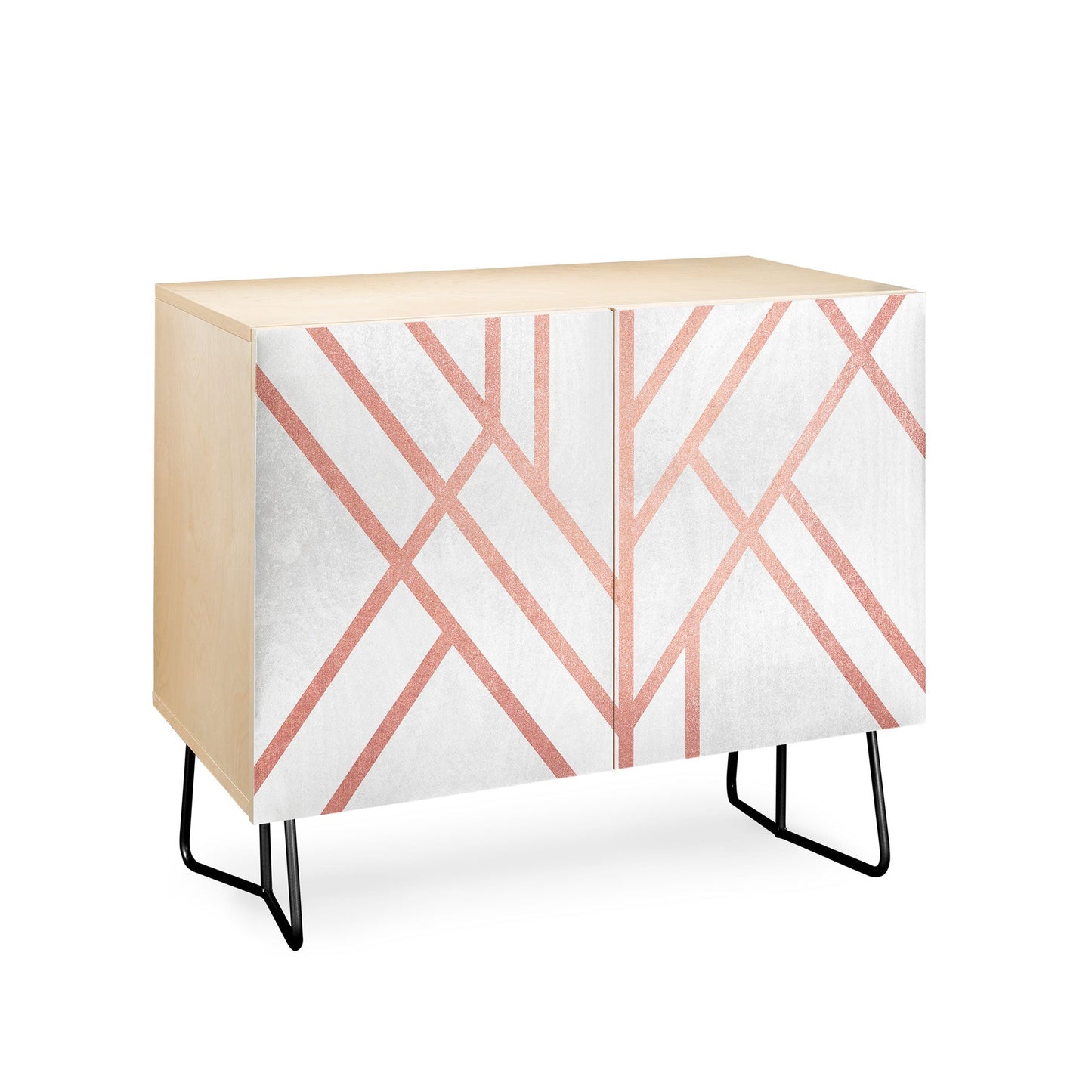 Elisabeth Fredriksson Art Deco Rose Gold Credenza