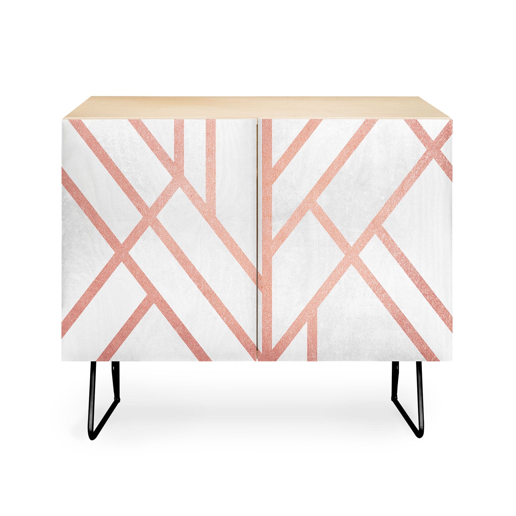 Elisabeth Fredriksson Art Deco Rose Gold Credenza