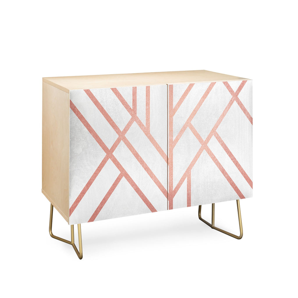 Elisabeth Fredriksson Art Deco Rose Gold Credenza