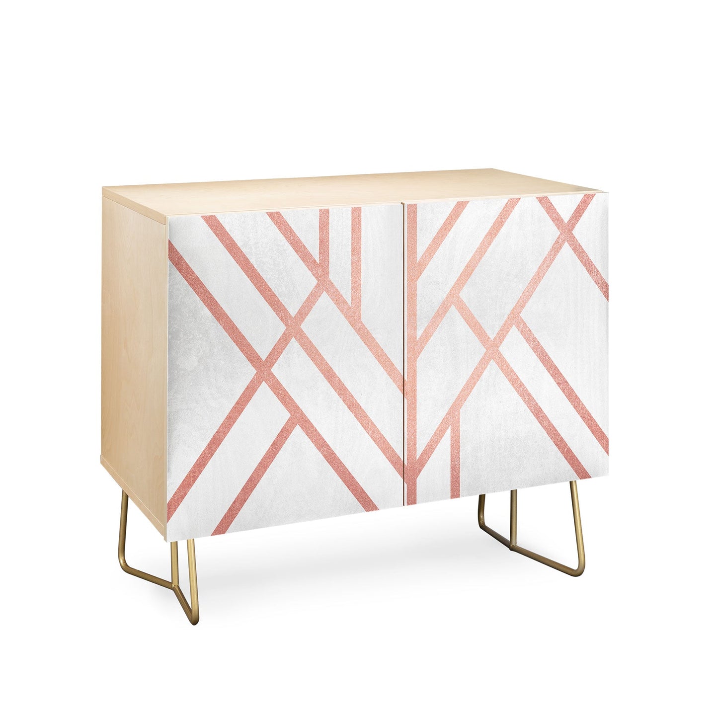 Elisabeth Fredriksson Art Deco Rose Gold Credenza