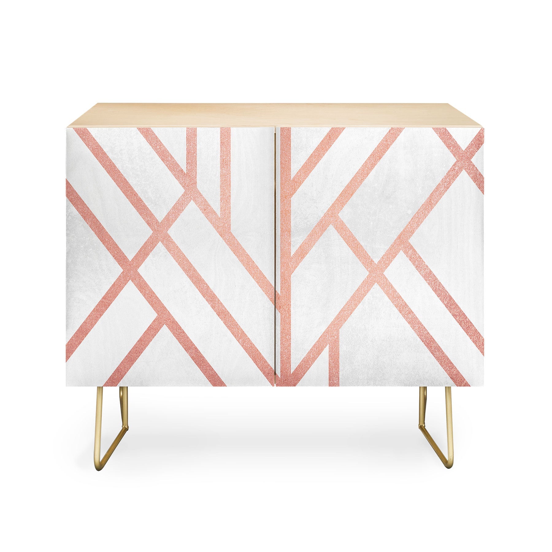 Elisabeth Fredriksson Art Deco Rose Gold Credenza