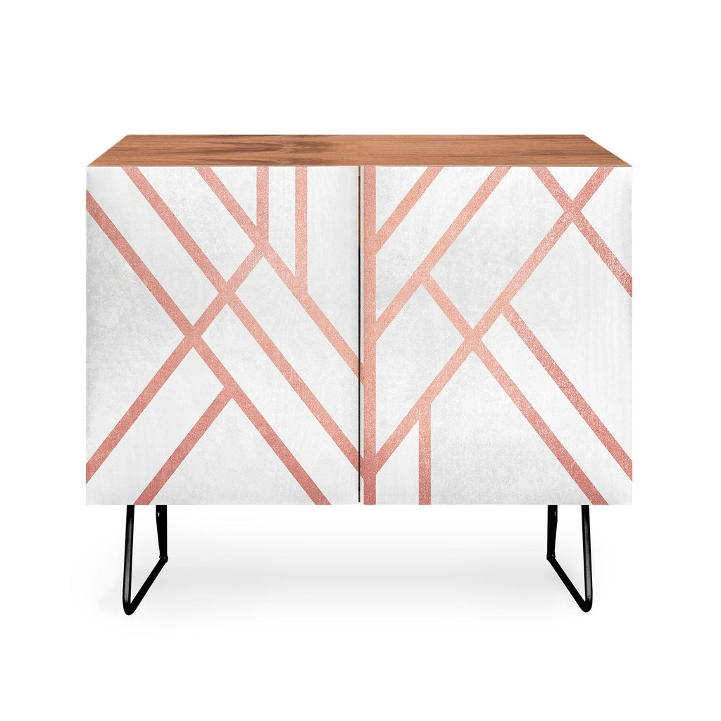 Elisabeth Fredriksson Art Deco Rose Gold Credenza
