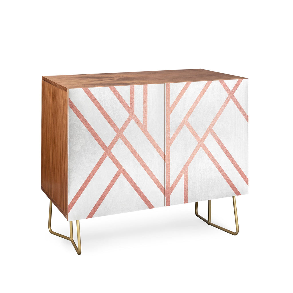 Elisabeth Fredriksson Art Deco Rose Gold Credenza