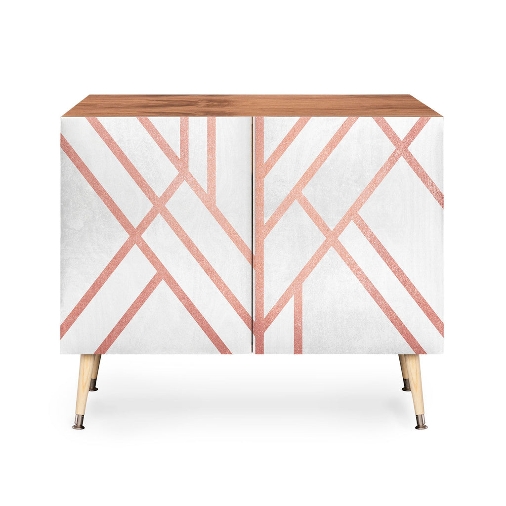 Elisabeth Fredriksson Art Deco Rose Gold Credenza
