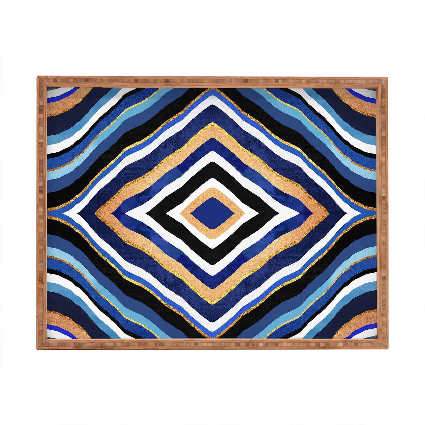 Elisabeth Fredriksson Blue Slice Rectangular Tray