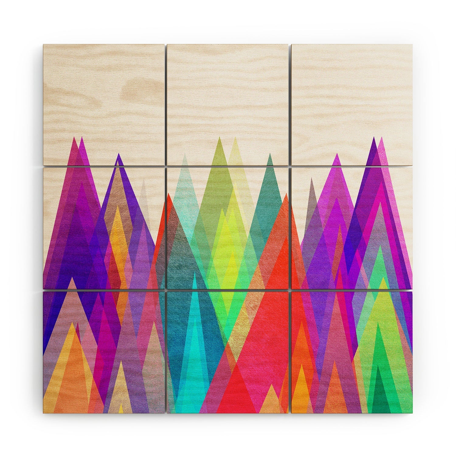 Elisabeth Fredriksson Colorland Wood Wall Mural
