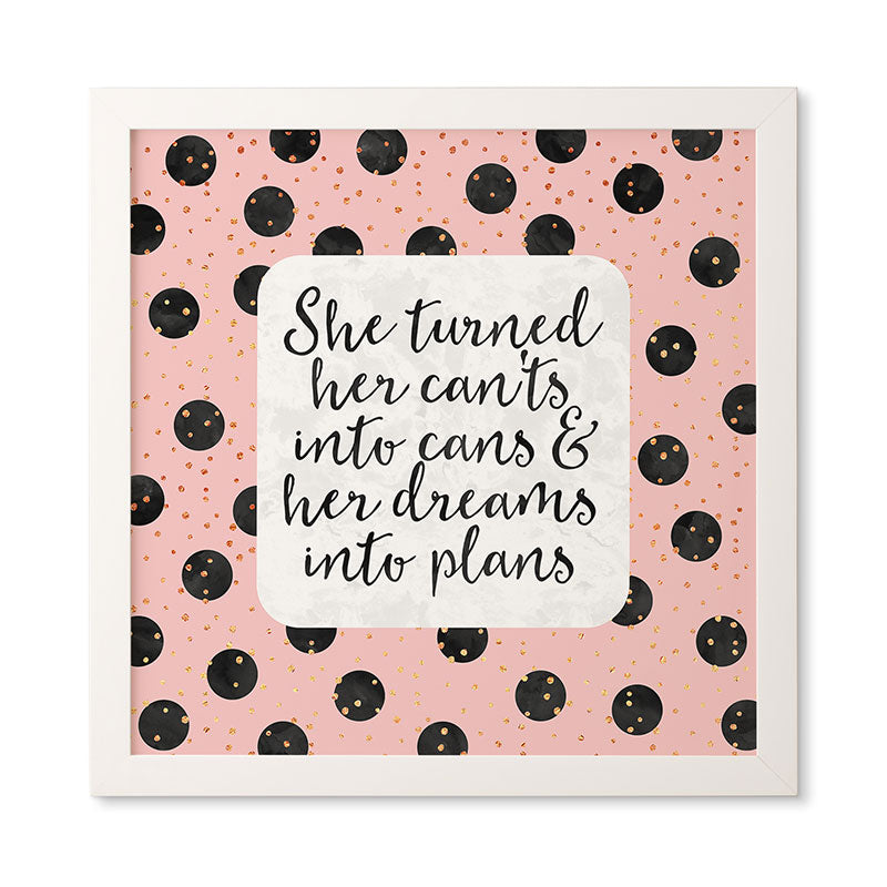 Elisabeth Fredriksson Dreams Into Plans Framed Wall Art