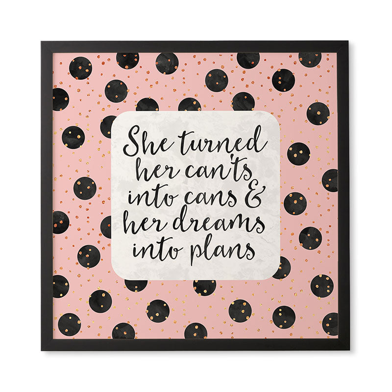 Elisabeth Fredriksson Dreams Into Plans Framed Wall Art