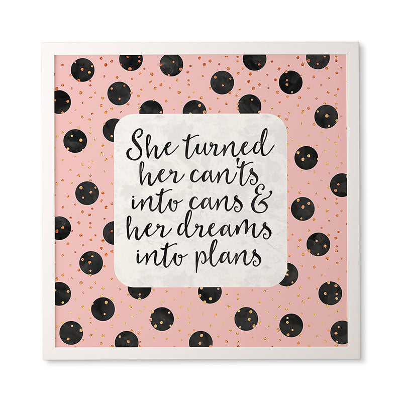 Elisabeth Fredriksson Dreams Into Plans Framed Wall Art