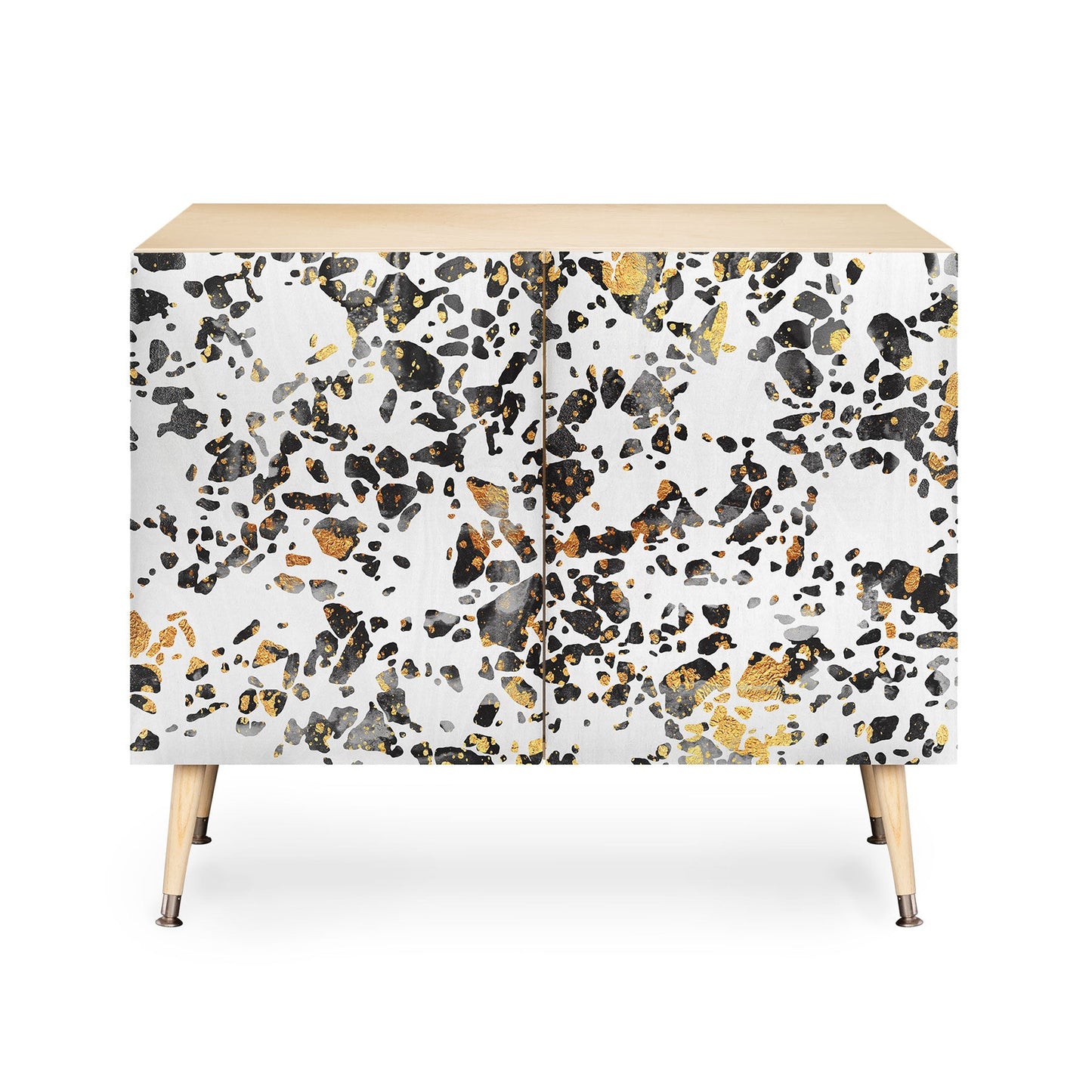 Elisabeth Fredriksson Gold Speckled Terrazzo Credenza