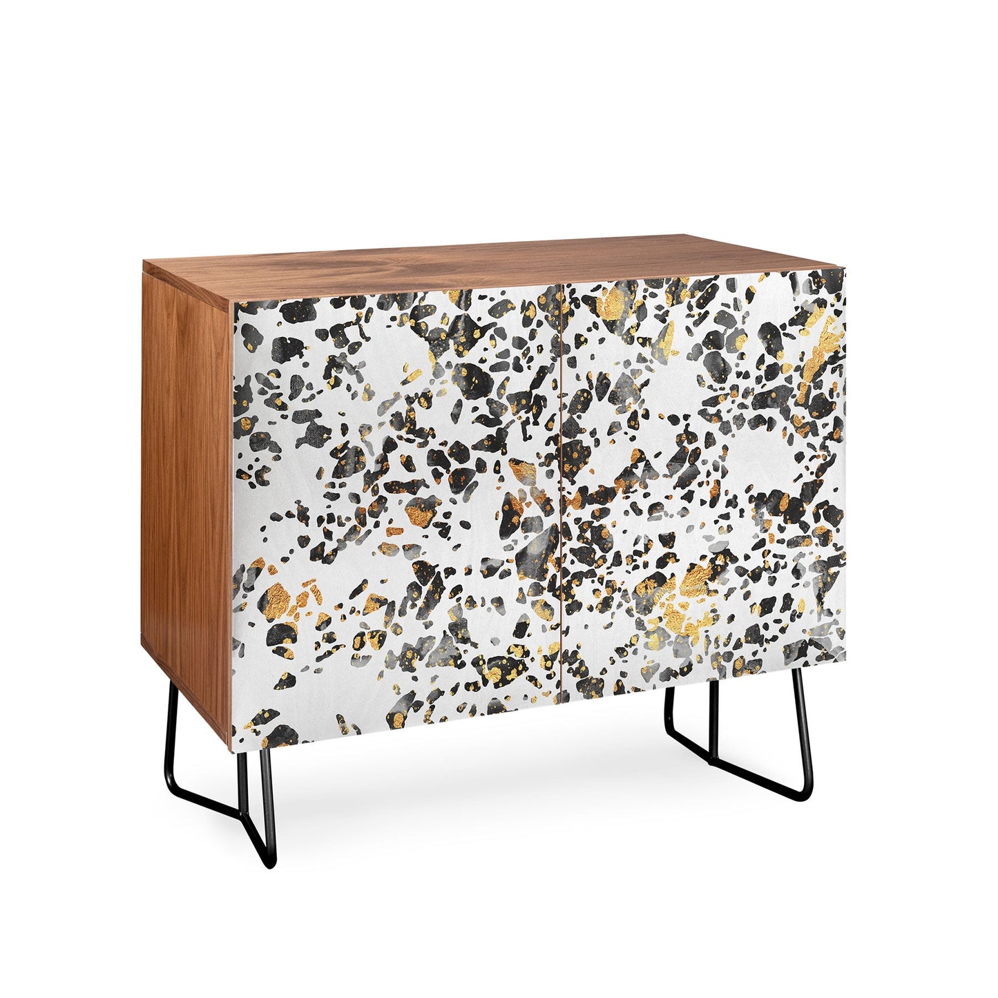Elisabeth Fredriksson Gold Speckled Terrazzo Credenza