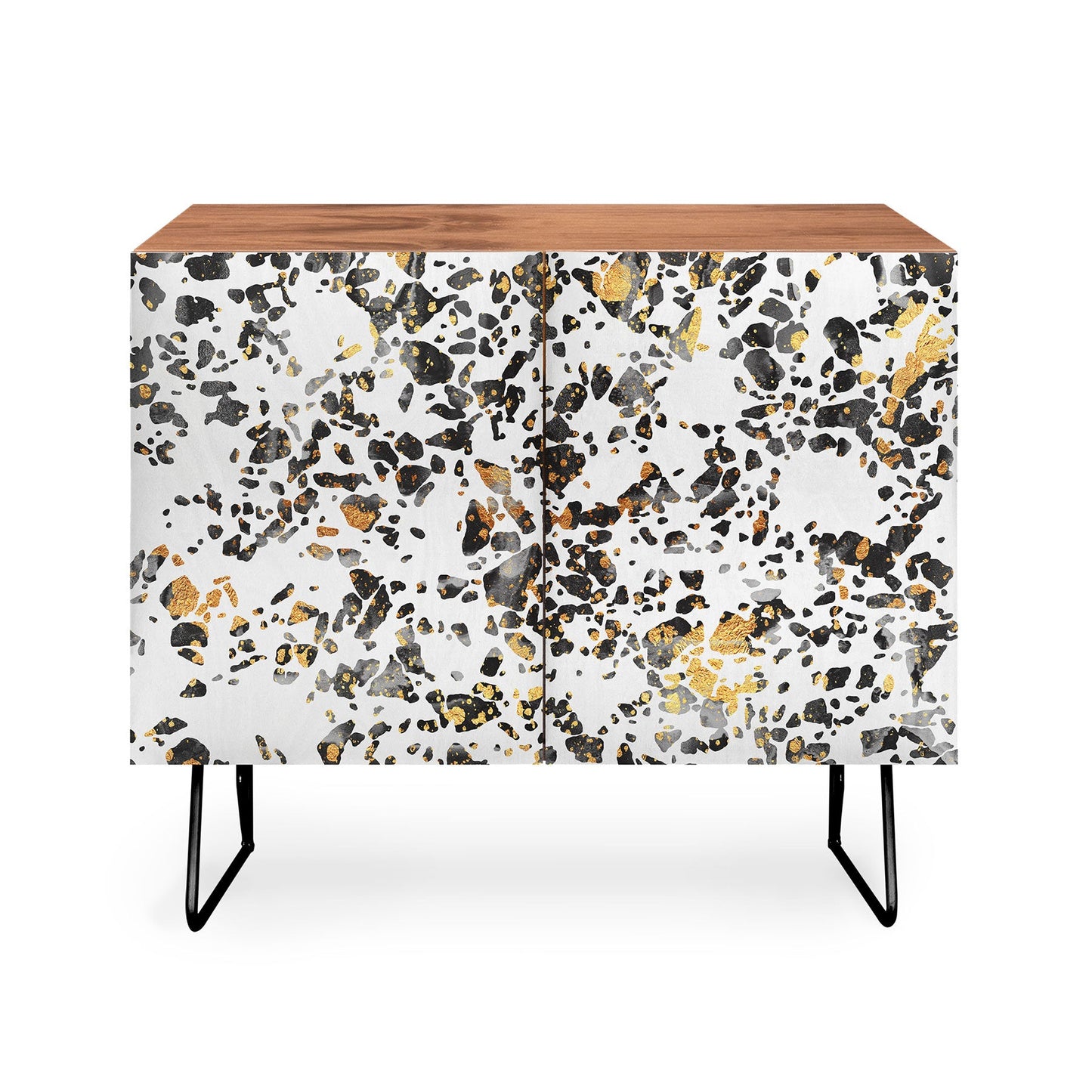 Elisabeth Fredriksson Gold Speckled Terrazzo Credenza