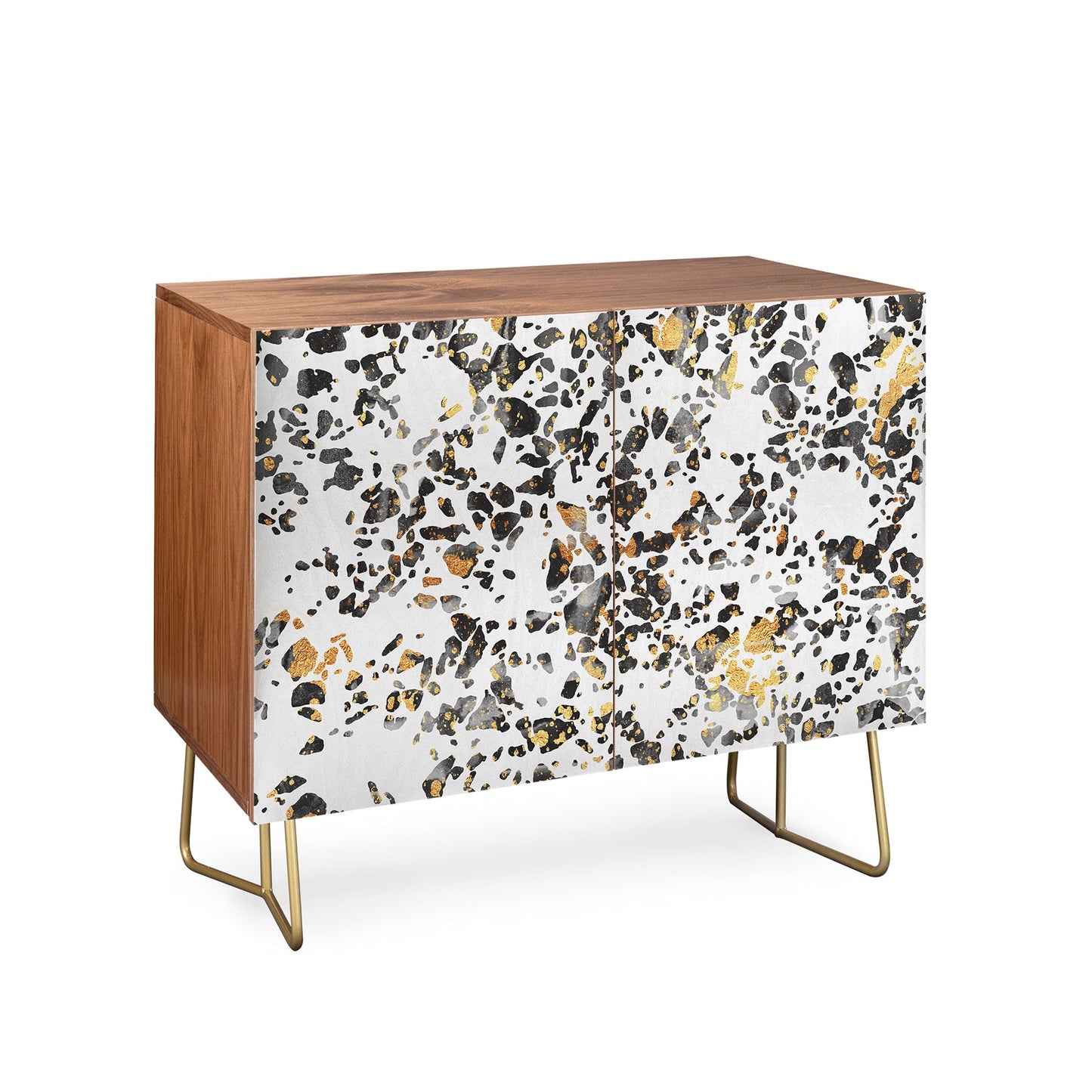 Elisabeth Fredriksson Gold Speckled Terrazzo Credenza