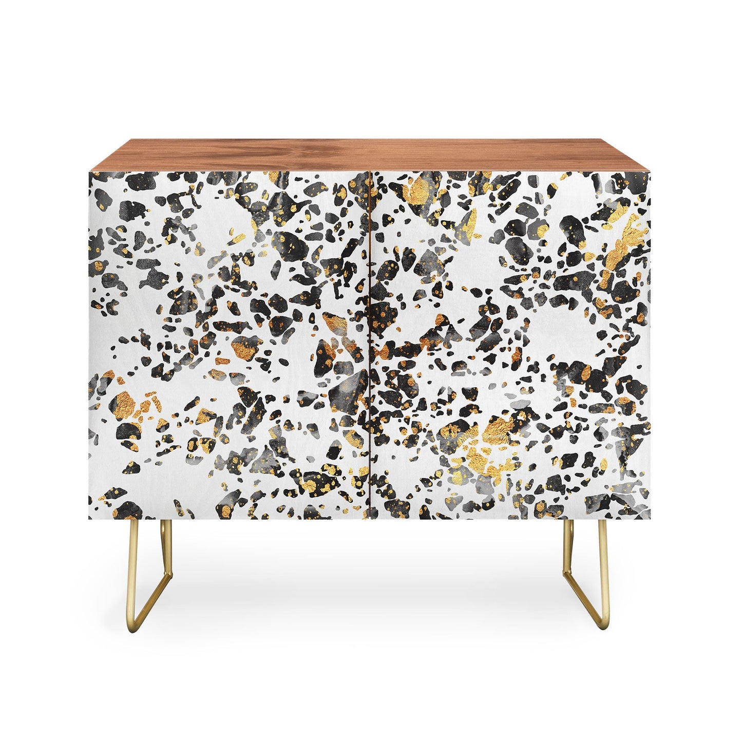 Elisabeth Fredriksson Gold Speckled Terrazzo Credenza